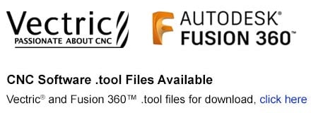 arquivo de ferramentas do vectric fusion 360 tool toolstoday